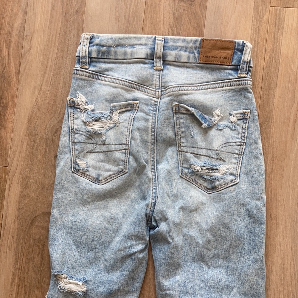 American Eagle Curvy super high rise jegging next level stretch size 00 short - Picture 10 of 17